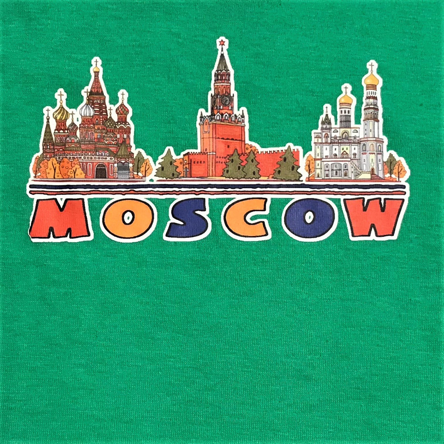 Футболка детская сувенирная MOSCOW Кремль